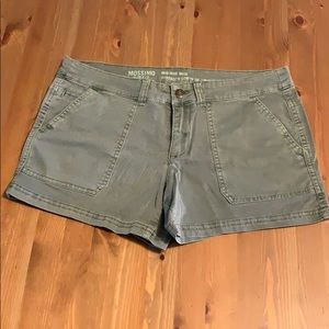 Army Green Casual Shorts